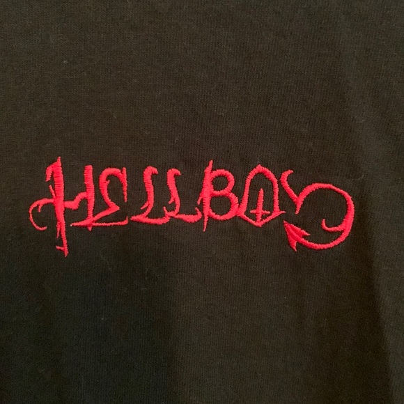 LIL PEEP HELLBOY SIZE MEDIUM EMBROIDERED LONG SLEEVE TOP - Picture 2 of 5